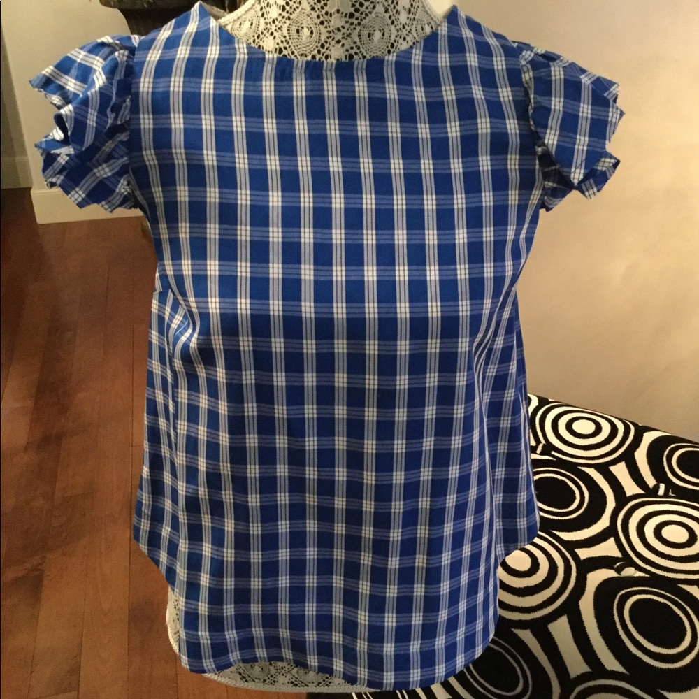 Cute plaid summer top by Sea New York